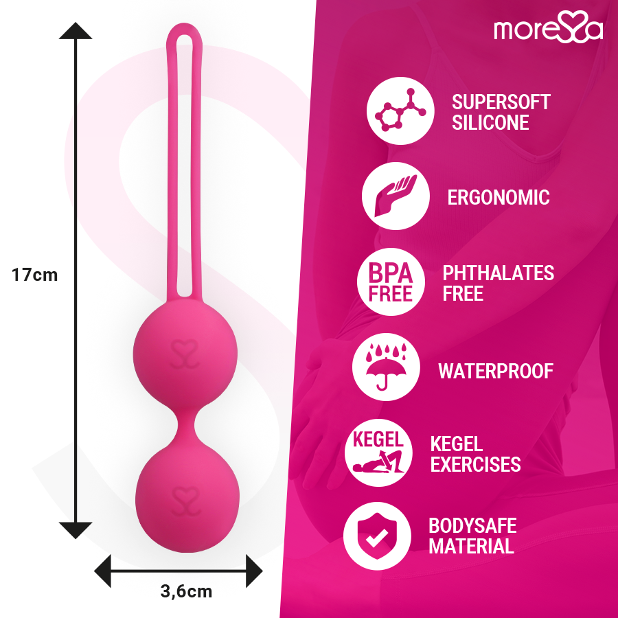 MORESSA - OSIAN THREE PREMIUM SILIKON ROSA
