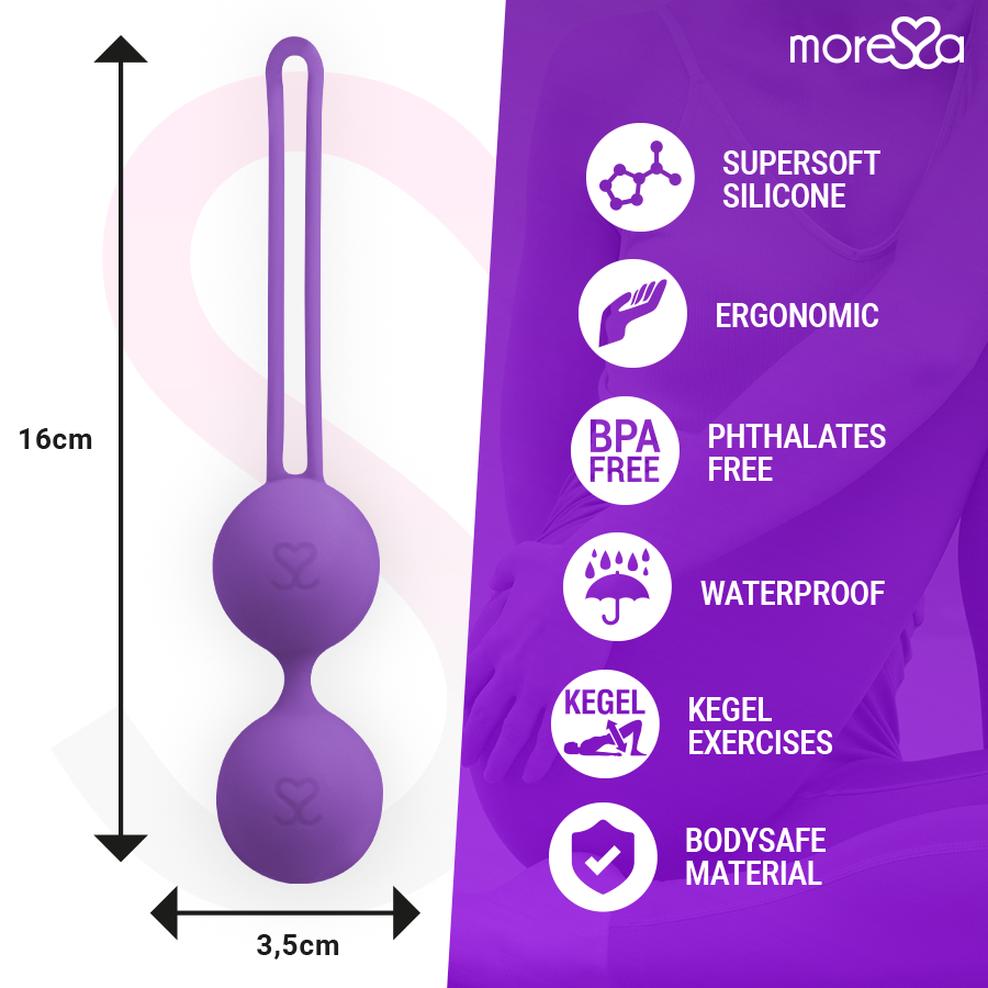 MORESSA - OSIAN TWO PREMIUM LILAFARBENES SILIKON