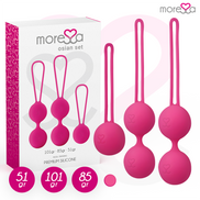 MORESSA - OSIAN SET PREMIUM SILIKON ROSA (Osian Eins - 51 g | Osian Zwei - 101 g | Osian Drei 85 g)