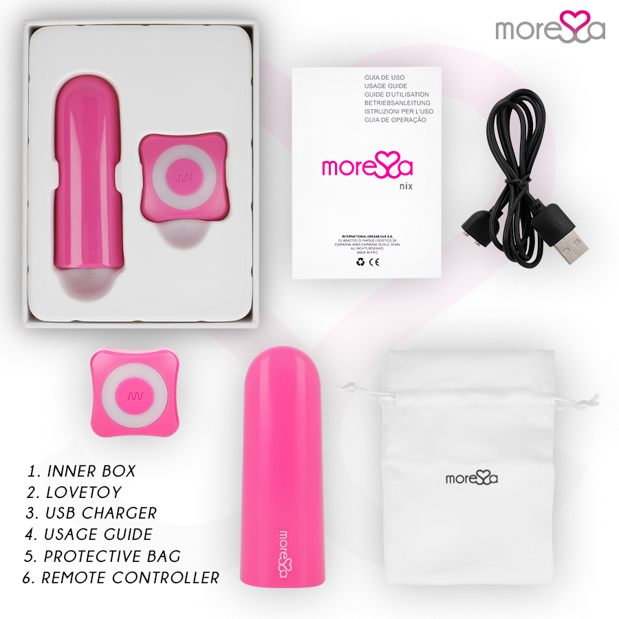 MORESSA - NIX Sensory Device REMOTE CONTROL PINK