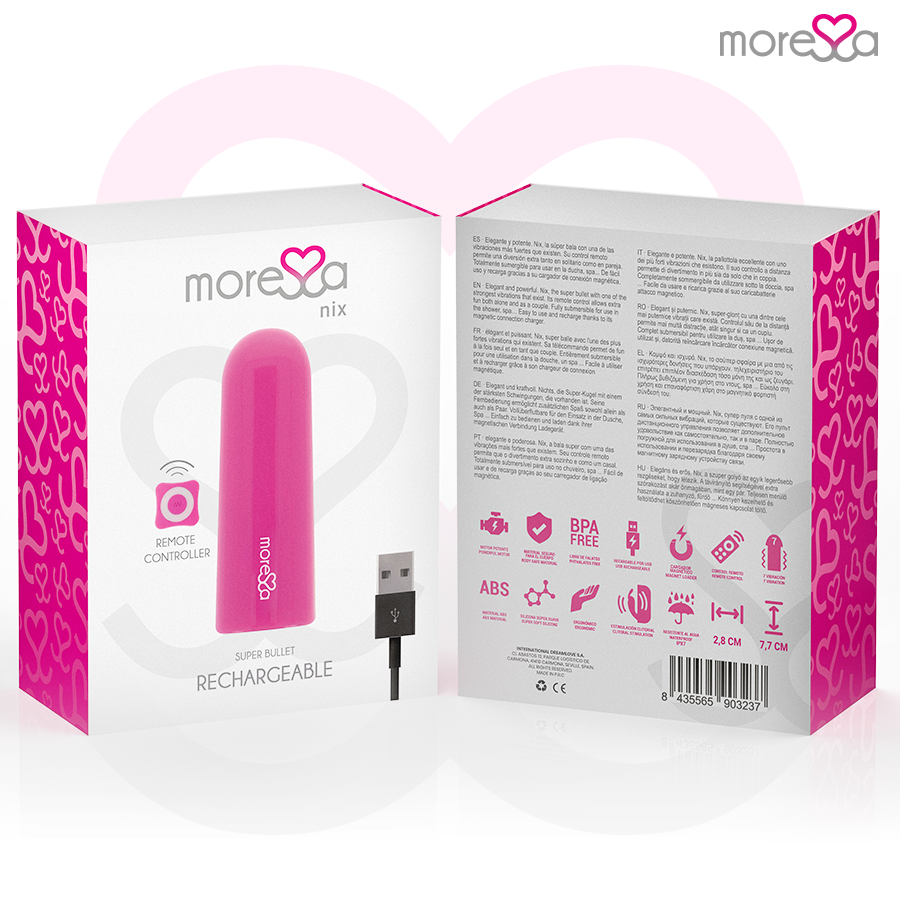 MORESSA - NIX Sensory Device REMOTE CONTROL PINK