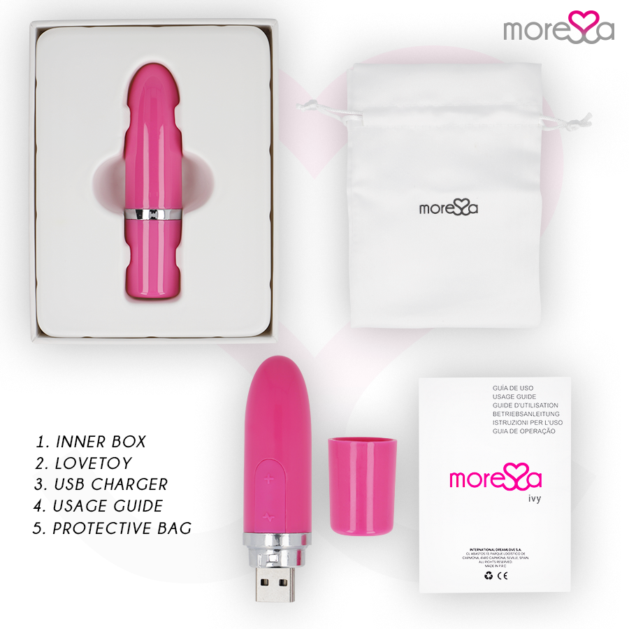 MORESSA - IVY Sensory Device STIMULATOR TRAVEL PINK