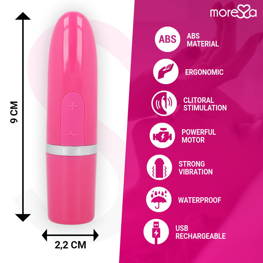 MORESSA - IVY Sensory Device STIMULATOR TRAVEL PINK