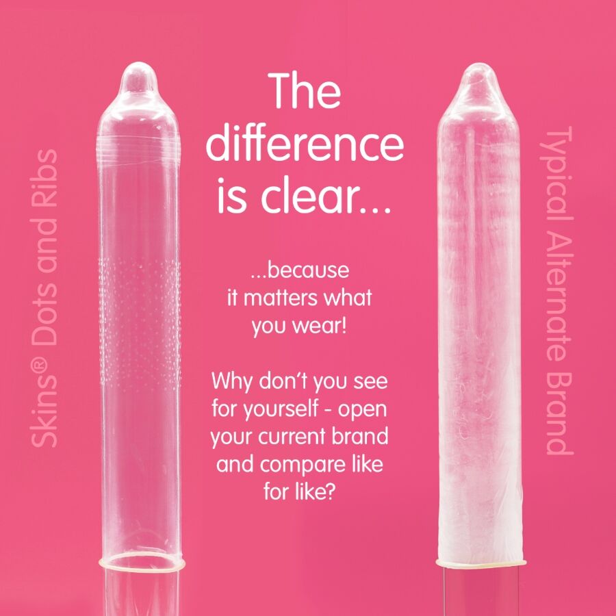 SKINS - DOTS & RIBS PREMIUM KONDOME PACKUNG 16