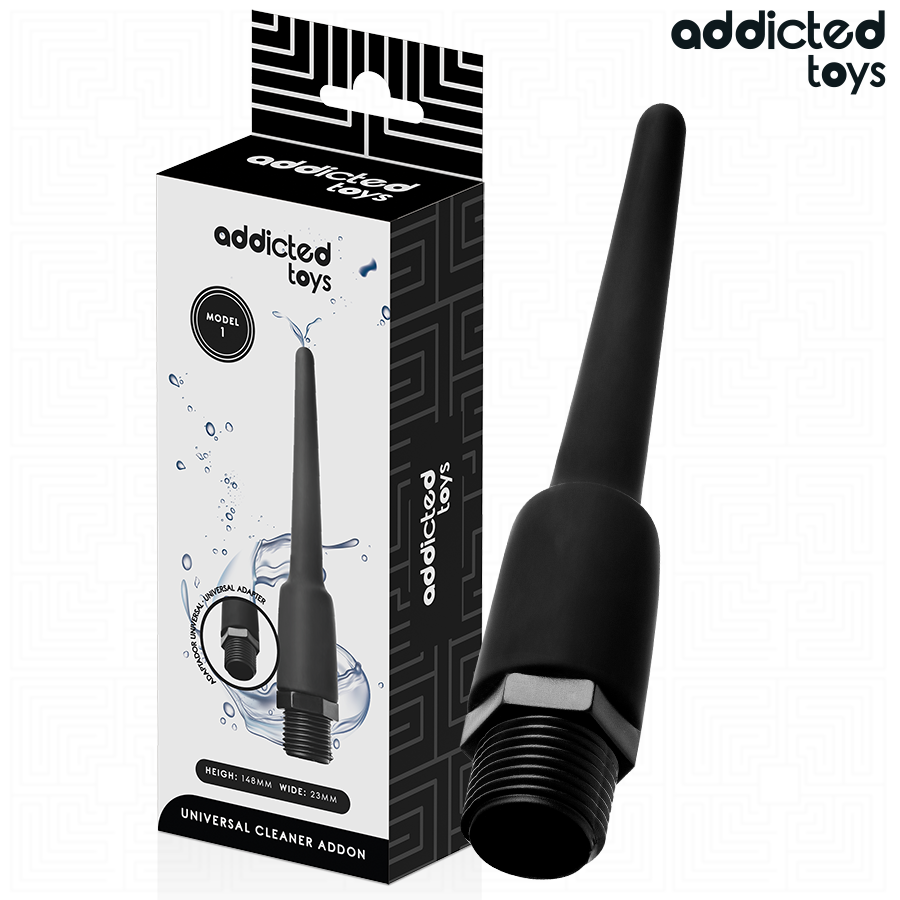 ADDICTED TOYS - ANALREINIGER MIT UNIVERSALADAPTER MODELL 1