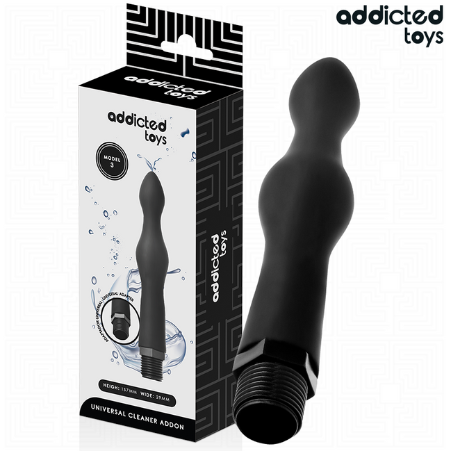 ADDICTED TOYS - ANALREINIGER MIT UNIVERSALADAPTER MODELL 3