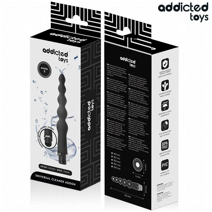 ADDICTED TOYS – ANUSREINIGER MIT UNIVERSALADAPTER MODELL 5