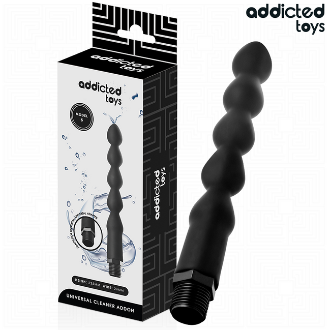 ADDICTED TOYS - ANALREINIGER MIT UNIVERSALADAPTER MODELL 6
