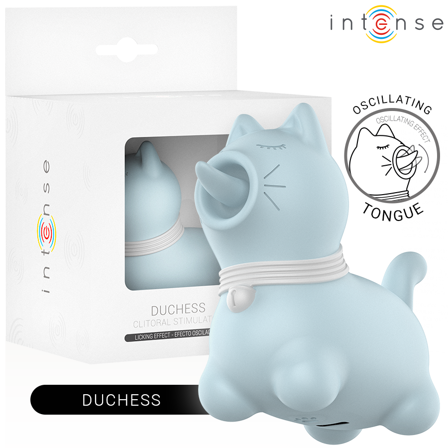 INTENSE - DUCHESS STIMULATOR MIT DREHBARER ZUNGE 360º BLAU
