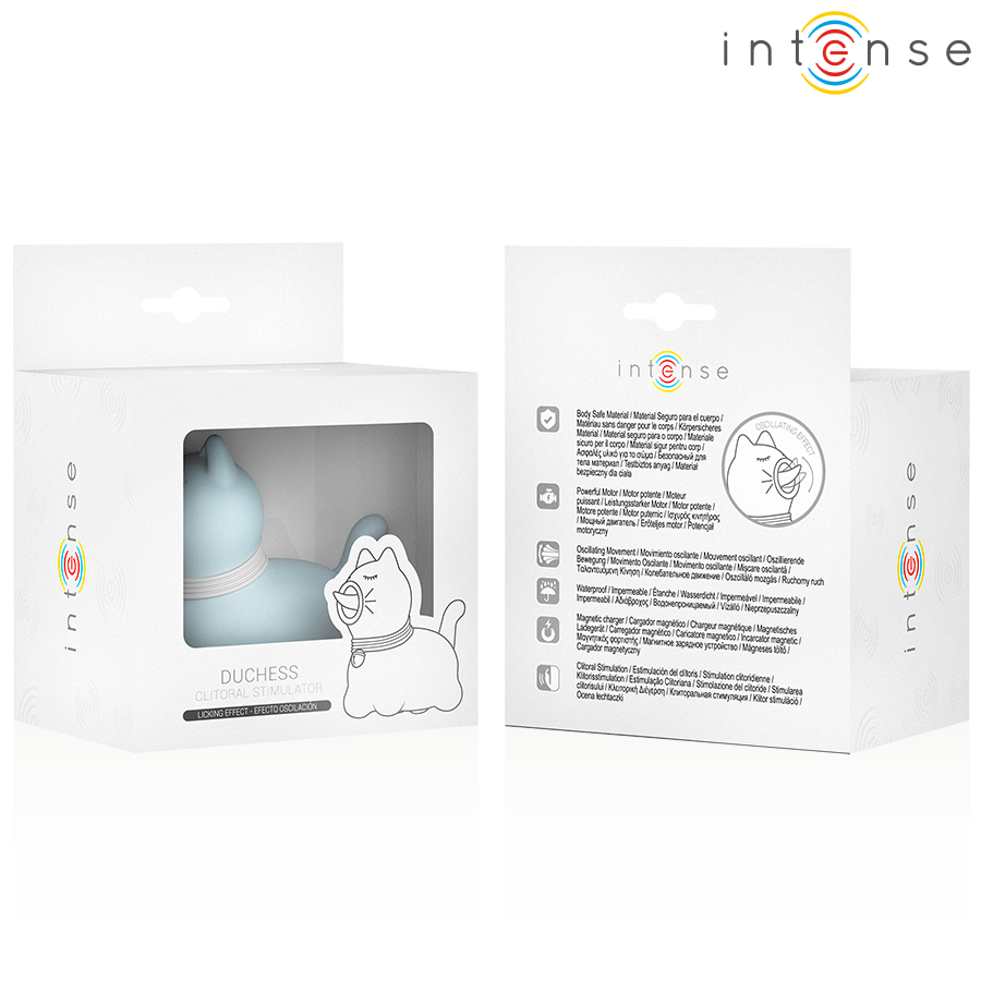 INTENSE - DUCHESS STIMULATOR MIT DREHBARER ZUNGE 360º BLAU