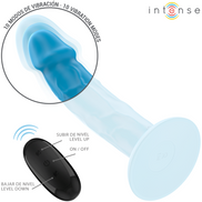 INTENSE - PHOEBE REALISTIC Sensory Device 10 VIBRATIONS BLUE REMOTE CONTROL