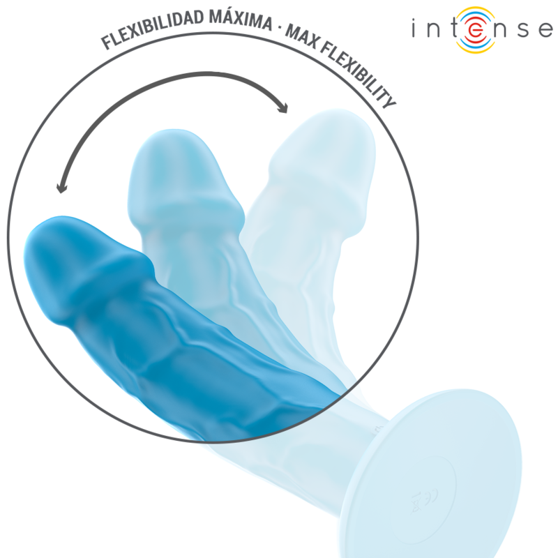 INTENSE - PHOEBE REALISTIC Sensory Device 10 VIBRATIONS BLUE REMOTE CONTROL