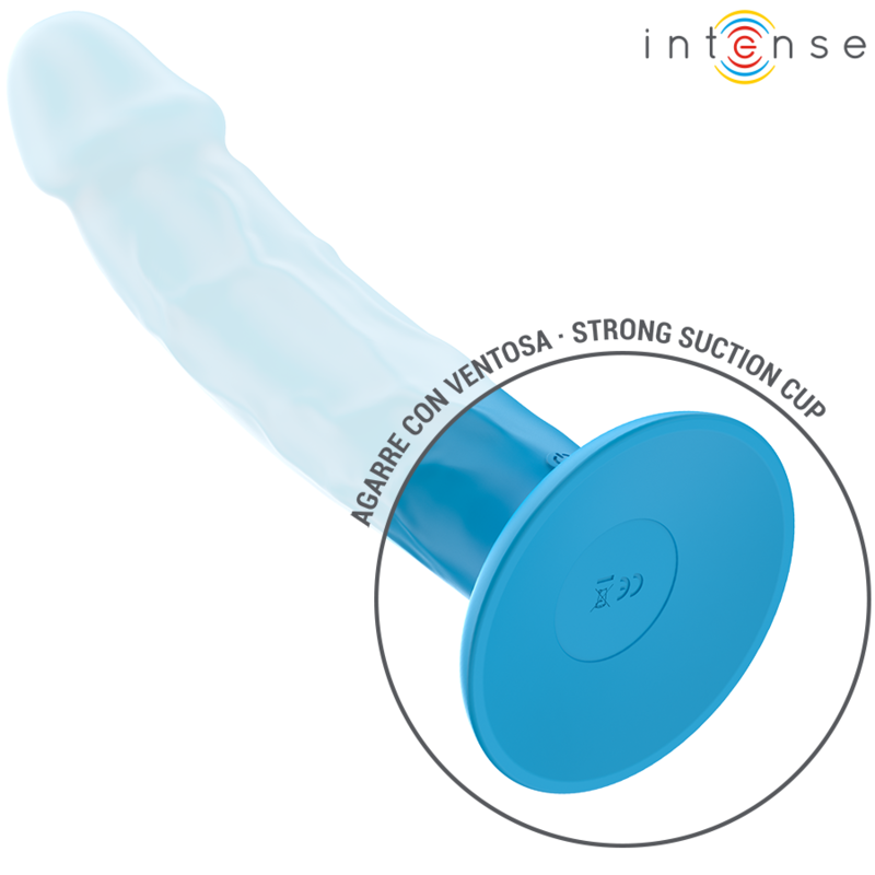 INTENSE - PHOEBE REALISTIC Sensory Device 10 VIBRATIONS BLUE REMOTE CONTROL