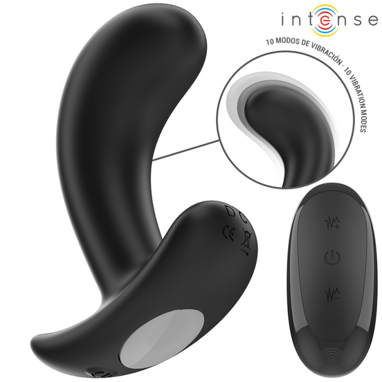 INTENSE - CHANDLER ANALPLUG 10 VIBRATIONEN SCHWARZ FERNBEDIENUNG