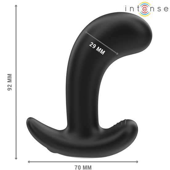 INTENSE - CHANDLER ANALPLUG 10 VIBRATIONEN SCHWARZ FERNBEDIENUNG