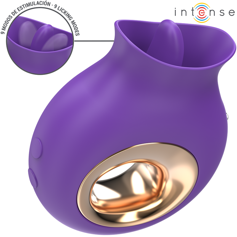 INTENSE – TULI KLITORISSTIMULATOR 9 VIBRATIONSMODI & 9 OSZILLATIONSMODI VIOLETT
