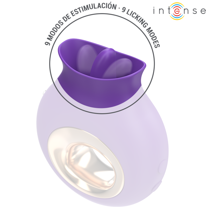 INTENSE – TULI KLITORISSTIMULATOR 9 VIBRATIONSMODI & 9 OSZILLATIONSMODI VIOLETT