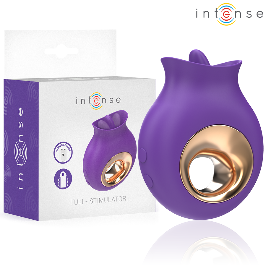 INTENSE – TULI KLITORISSTIMULATOR 9 VIBRATIONSMODI & 9 OSZILLATIONSMODI VIOLETT