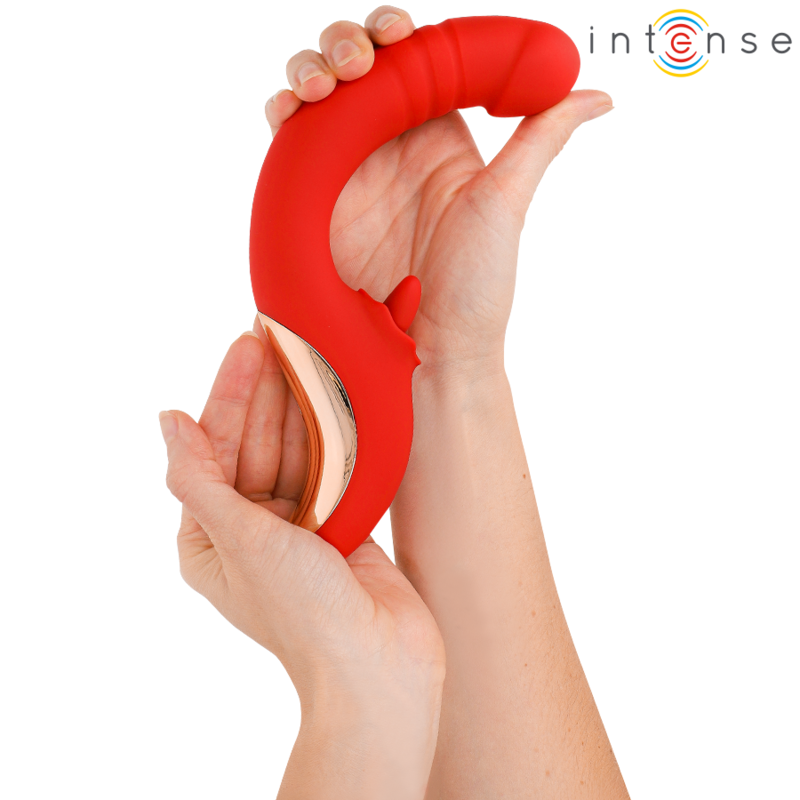 INTENSE - PAULINA Sensory Device AND STIMULATOR IN U SHAPE RED