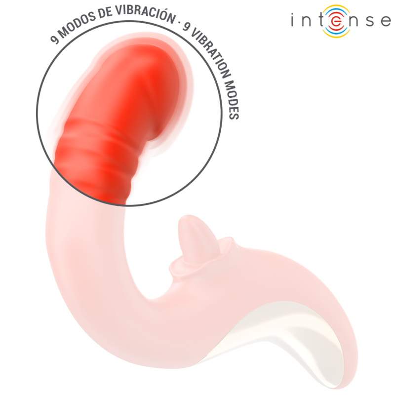 INTENSE - PAULINA Sensory Device AND STIMULATOR IN U SHAPE RED