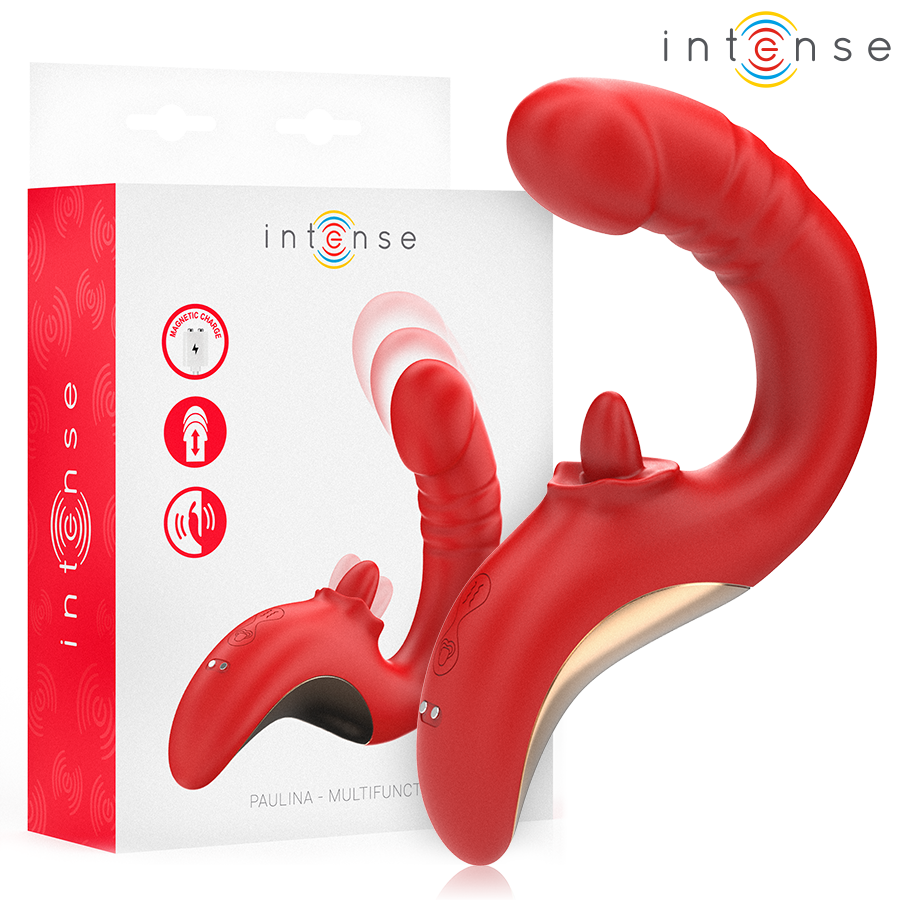 INTENSE - PAULINA Sensory Device AND STIMULATOR IN U SHAPE RED