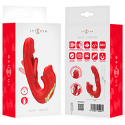 INTENSE - NATHY DOUBLE Sensory Device WITH MULTIFUNCTION STIMULATING MOUTH RED