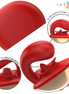 INTENSE - MARIAH Sensory Device & STIMULATOR IN U SHAPE 10 VIBRATIONS RED
