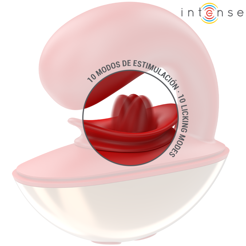 INTENSE - MARIAH Sensory Device & STIMULATOR IN U SHAPE 10 VIBRATIONS RED