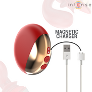 INTENSE - MARIAH Sensory Device & STIMULATOR IN U SHAPE 10 VIBRATIONS RED