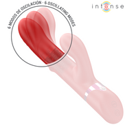 INTENSE - LELE MULTIFUNCTION Sensory Device ROTATING & OSCILLATION & STIMULATION RED