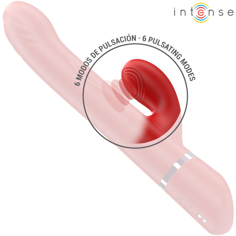 INTENSE - LELE MULTIFUNCTION Sensory Device ROTATING & OSCILLATION & STIMULATION RED