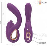 INTENSE - LALI MULTIFUNCTION G-SPOT Sensory Device TAPPING & THRUST & VIBRATION PURPLE