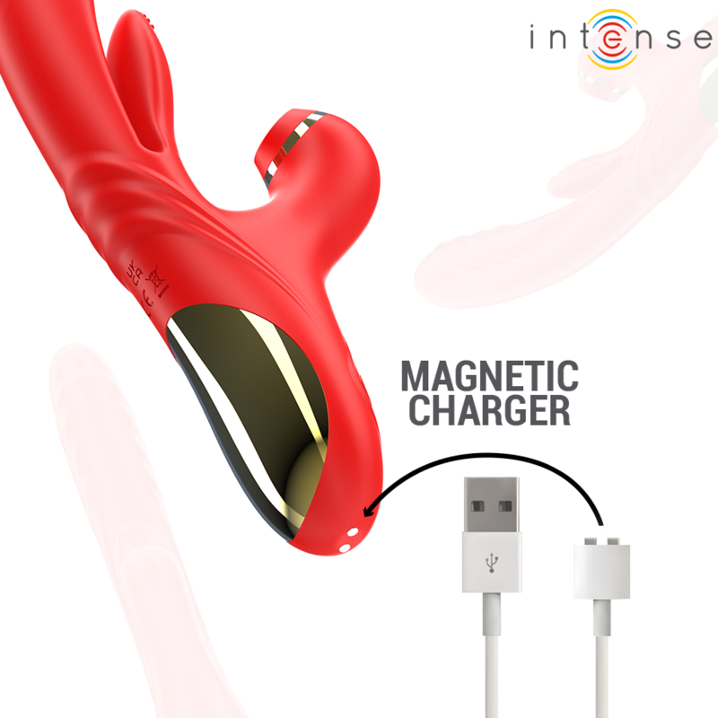 INTENSE - KAROL MULTIFUNCTION Sensory Device THRUST & STIMULATION & STIMULATING WAVES RED