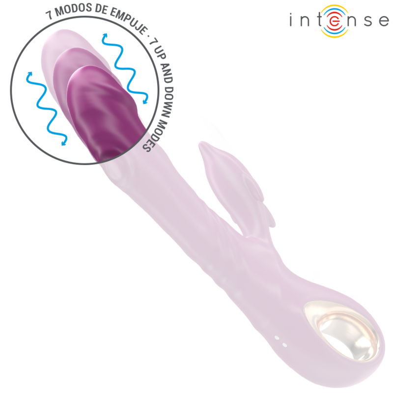INTENSE - HALLE MULTIFUNKTION Sensualgerät MIT DELFIN-ZUNGENSTIMULATION VIOLETT
