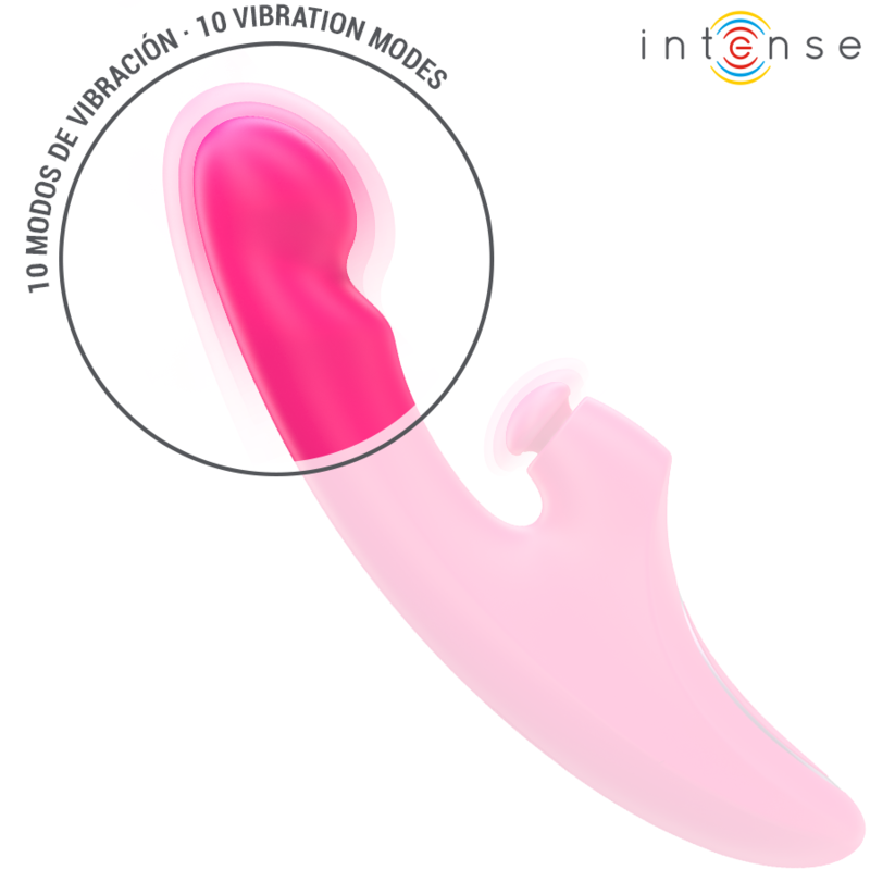 INTENSE - EMI Sensorisches Gerät 13,5 CM MULTIFUNKTIONAL 3 IN 1 10 VIBRATIONEN ROSA