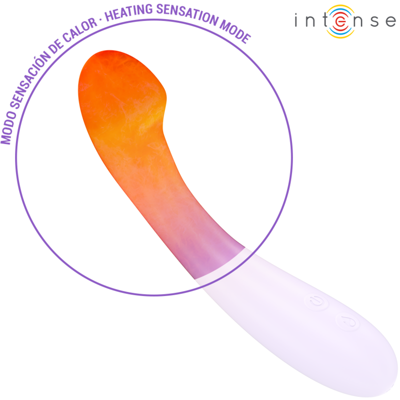 INTENSE - BECKY Sensory Device 19 CM HEATABLE 7 VIBRATIONS PURPLE