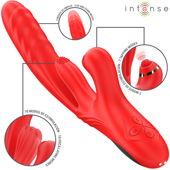 INTENSE - ROSALIA MULTIFUNCTION Sensory Device 3 IN 1 RED