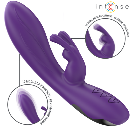 INTENSE - RANDALL RABBIT Sensory Device 10 VIBRATIONS PURPLE