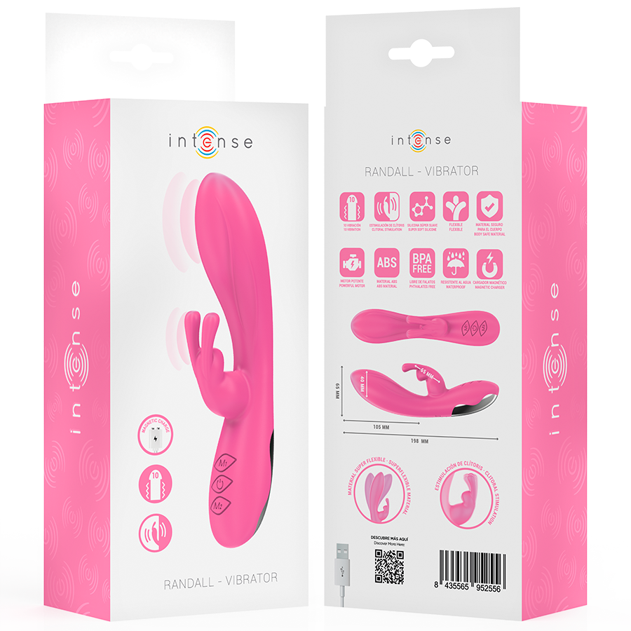 INTENSE - RANDALL RABBIT Sensory Device 10 VIBRATIONS PINK