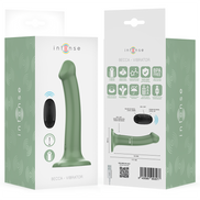 INTENSE - BECCA Sensory Device WITH SUCTION CUP 10 VIBRATIONS GREEN REMOTE CONTROL