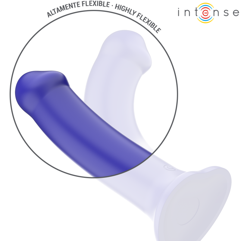 INTENSE – VICTORIA Sensorisches Gerät MIT SAUGNAPF 10 VIBRATIONSSTUFEN DUNKELBLAU FERNBEDIENUNG