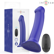 INTENSE – VICTORIA Sensorisches Gerät MIT SAUGNAPF 10 VIBRATIONSSTUFEN DUNKELBLAU FERNBEDIENUNG