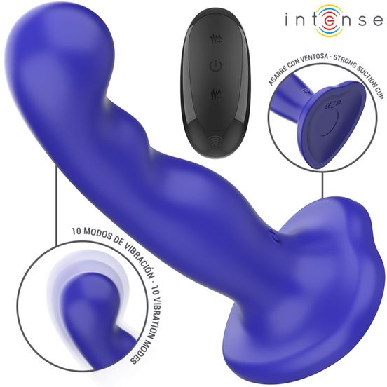 INTENSE - SHORTY Sensory Device WITH SUCTION CUP BLUE REMOTE CONTROL