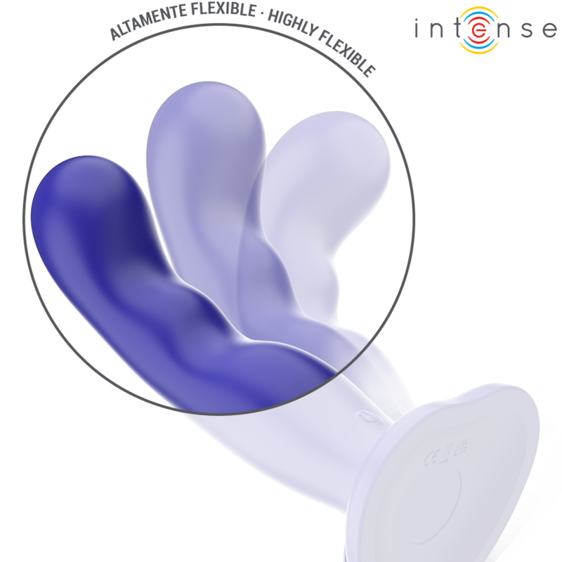 INTENSE - SHORTY Sensory Device WITH SUCTION CUP BLUE REMOTE CONTROL