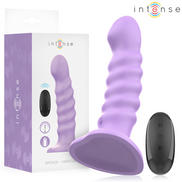 INTENSE - BRENDA Sensorisches Gerät GRÖSSE M SPIRALDESIGN 10 VIBRATIONEN LILA FERNBEDIENUNG