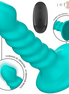 INTENSE - BUFFY Sensory Device SIZE S SPIRAL DESIGN 10 VIBRATIONS BLUE REMOTE CONTROL