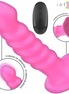 INTENSE - CINDY Sensorisches Gerät GRÖSSE L SPIRALDESIGN 10 VIBRATIONEN ROSA FERNBEDIENUNG