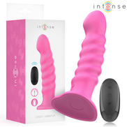 INTENSE - CINDY Sensorisches Gerät GRÖSSE L SPIRALDESIGN 10 VIBRATIONEN ROSA FERNBEDIENUNG