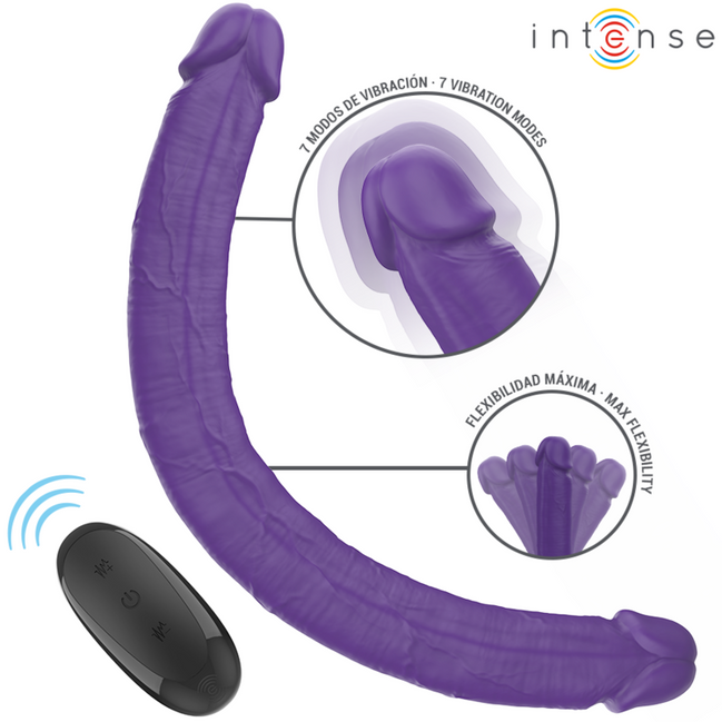 INTENSE - GUNTER Wellness Device DOUBLE Sensory Device 40 CM PURPLE REMOTE CONTROL