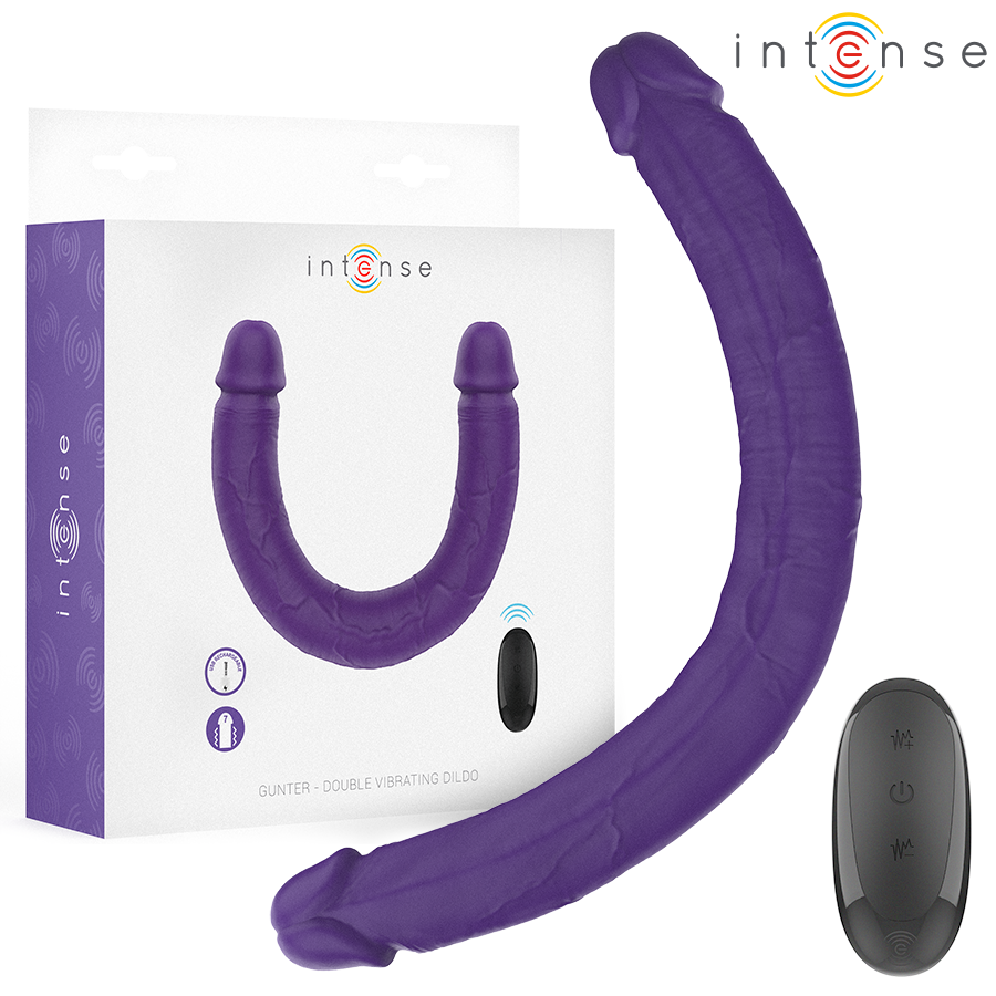 INTENSE - GUNTER Wellness Device DOUBLE Sensory Device 40 CM PURPLE REMOTE CONTROL